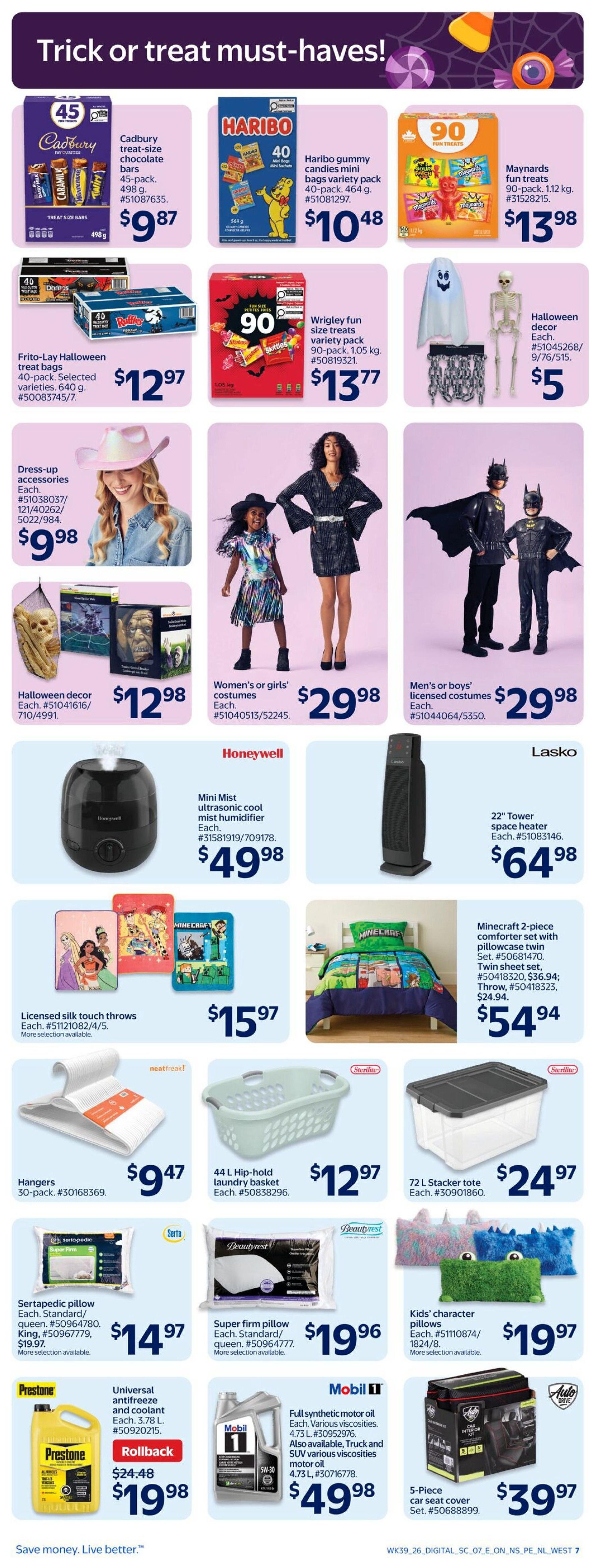 Walmart (West) Flyer October 22 to 28