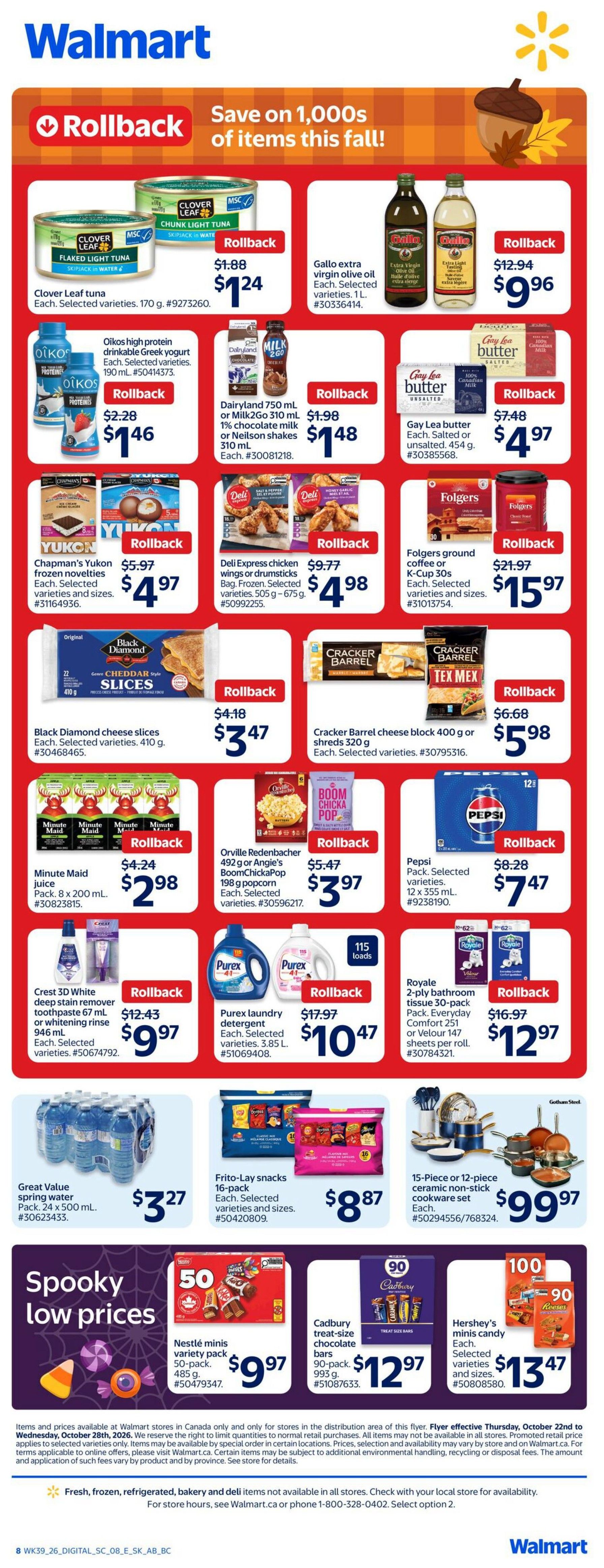 Walmart (West) Flyer October 22 to 28