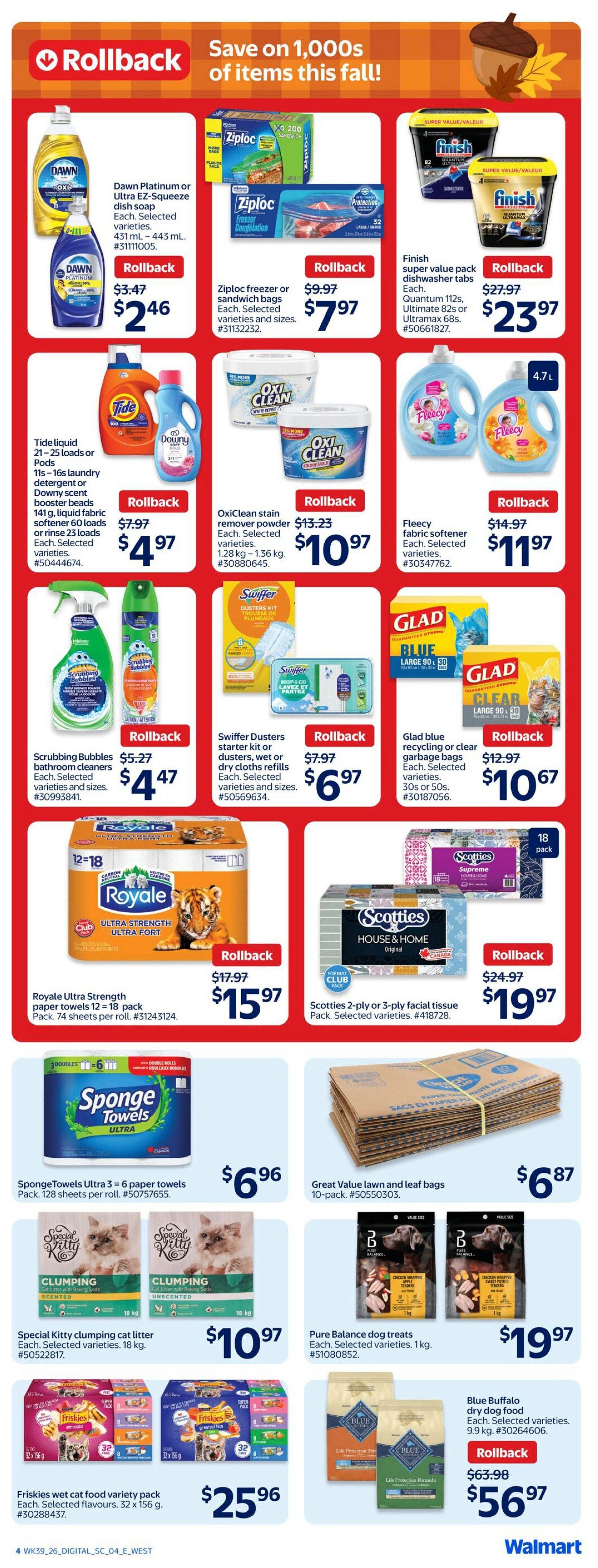 Walmart (West) Flyer October 22 to 28