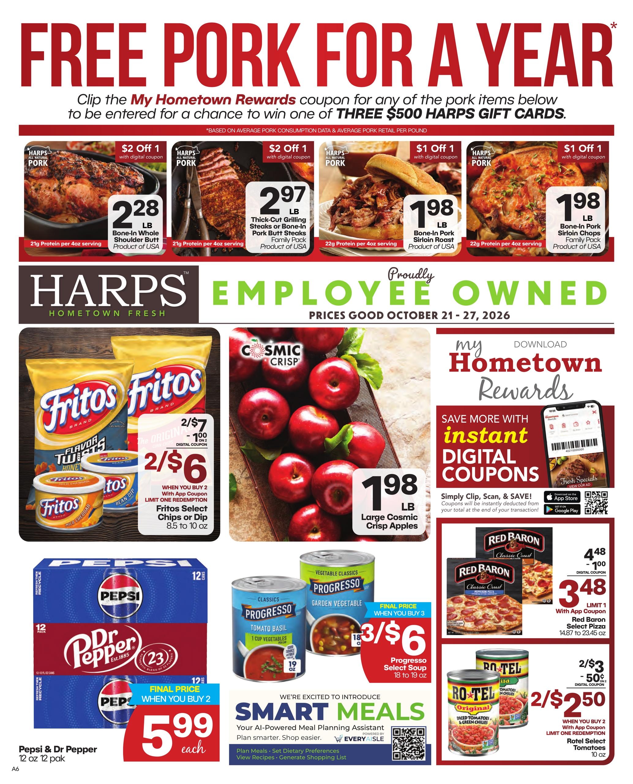 Harps Foods (Poplar Bluff Area, MO) Weekly Ad October 21 - 27, 2026