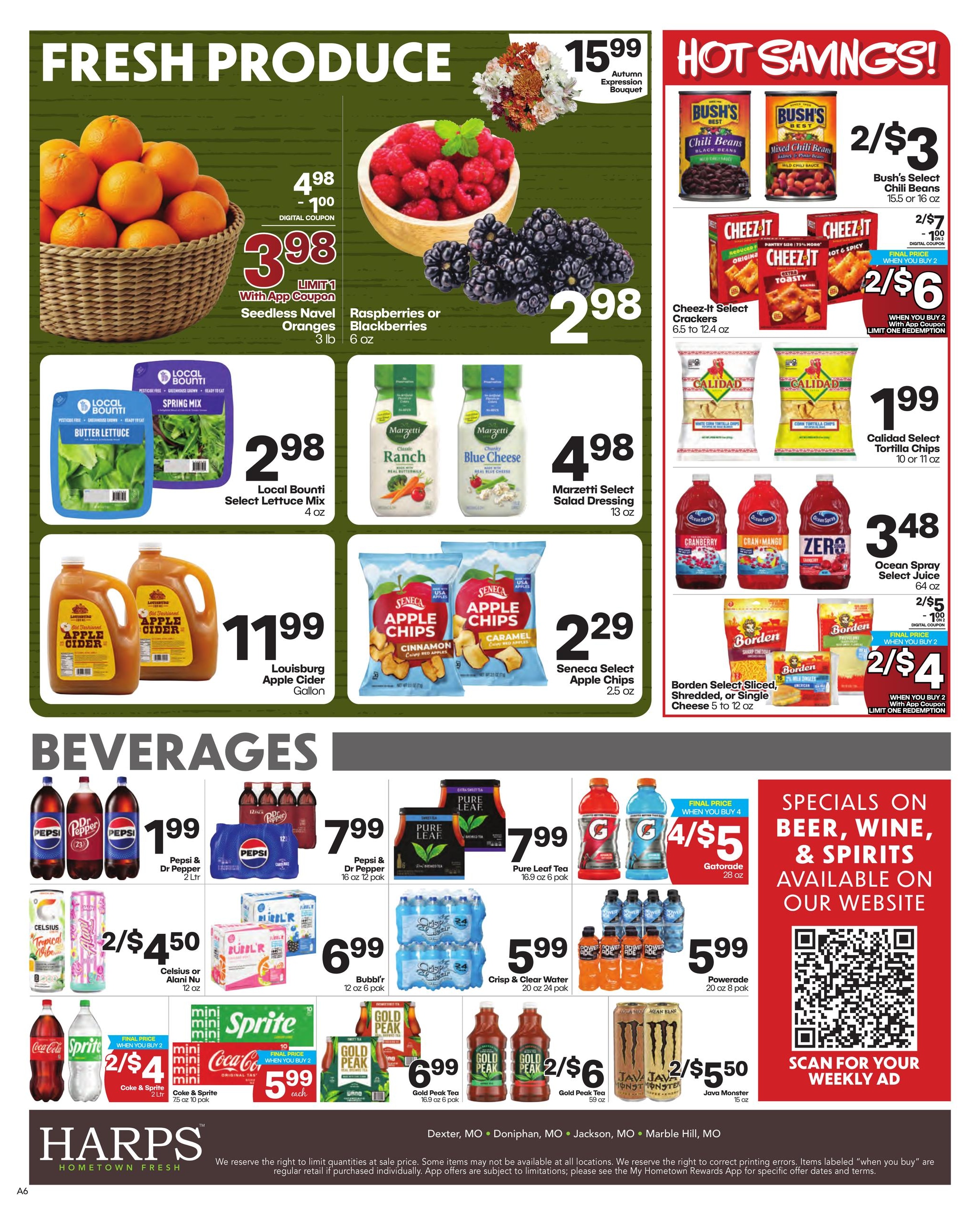 Harps Foods (Poplar Bluff Area, MO) Weekly Ad October 21 - 27, 2026