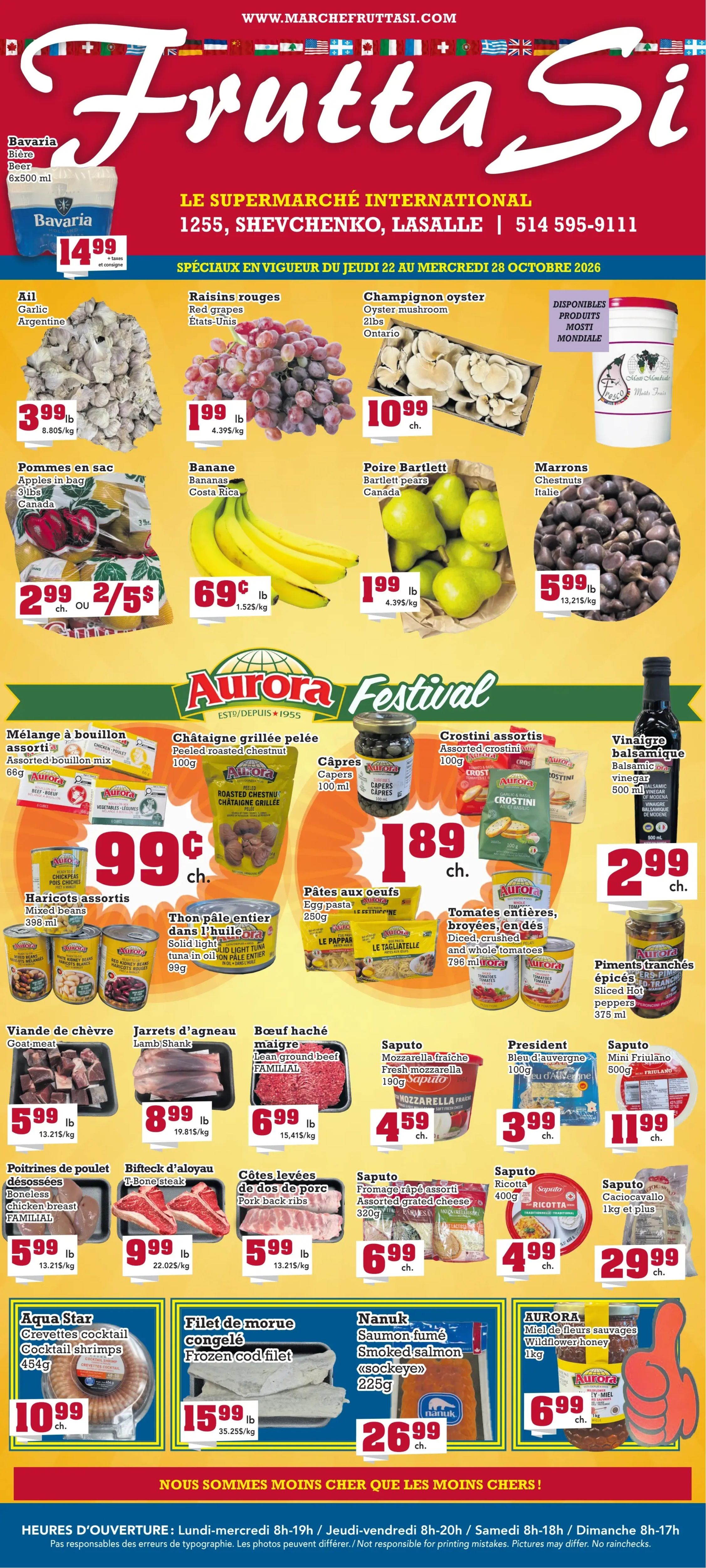 Frutta Si Flyer October 22 to 28