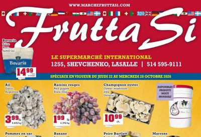 Frutta Si Flyer October 22 to 28