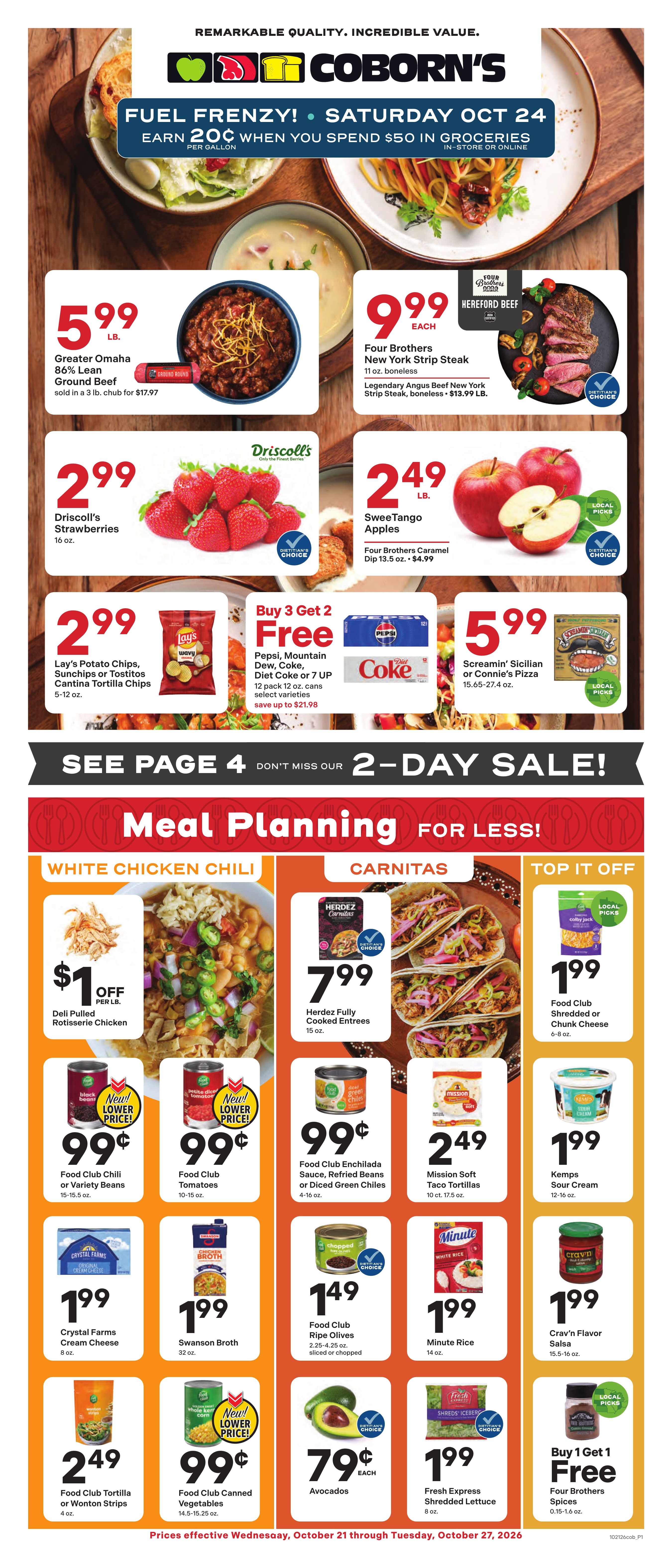 Coborn's Weekly Ad October 21 - 27, 2026