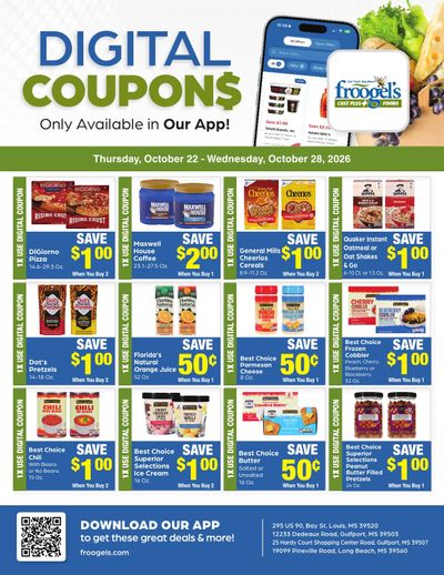 Froogel's (Mississippi) Weekly Ad October 22 - 28, 2026
