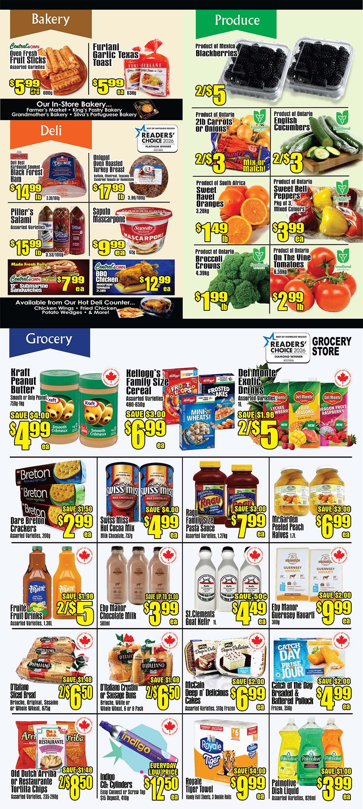 Central Fresh Market Flyer October 22 to 29