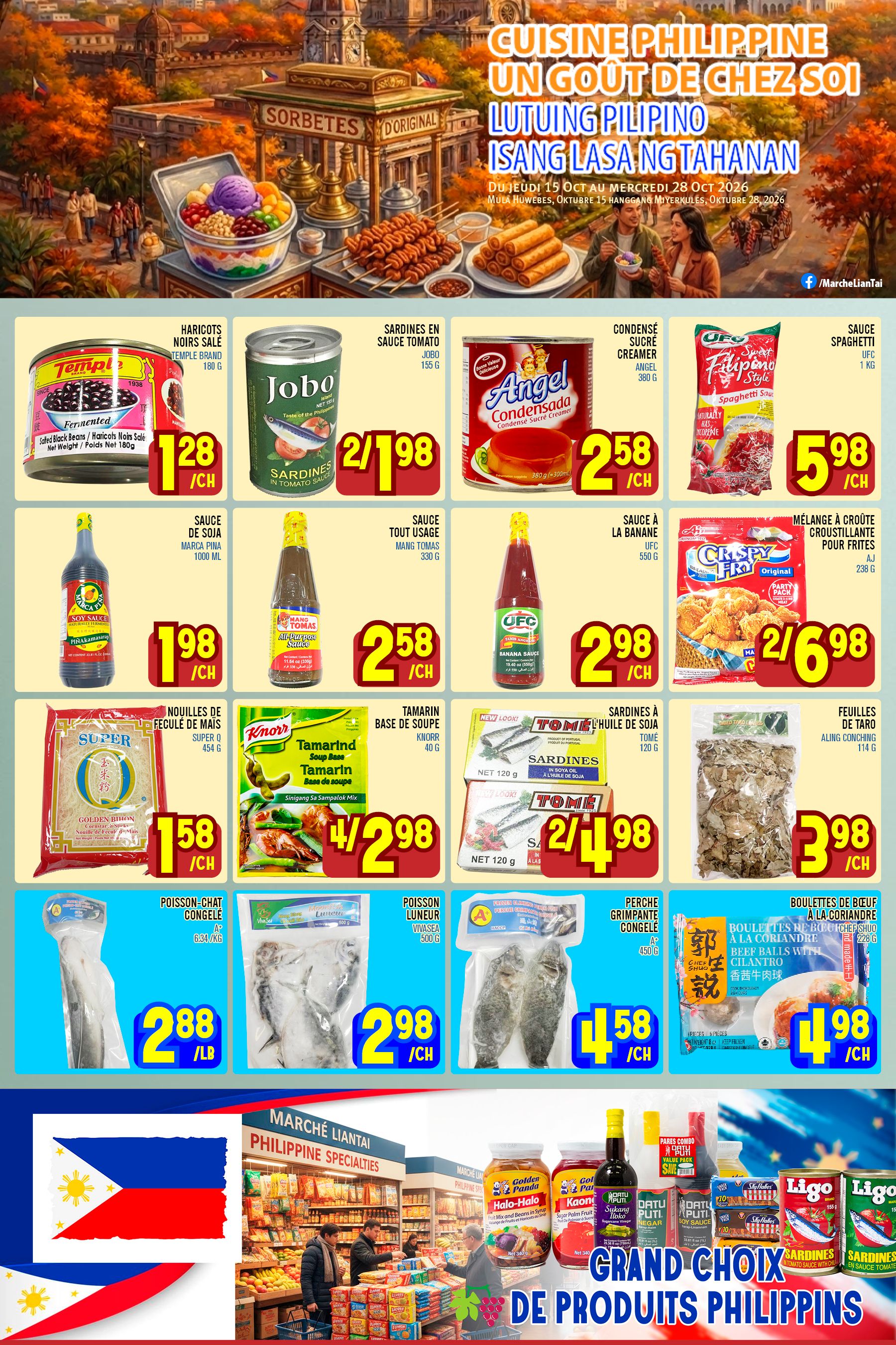 Marche Lian Tai Flyer October 22 to 28