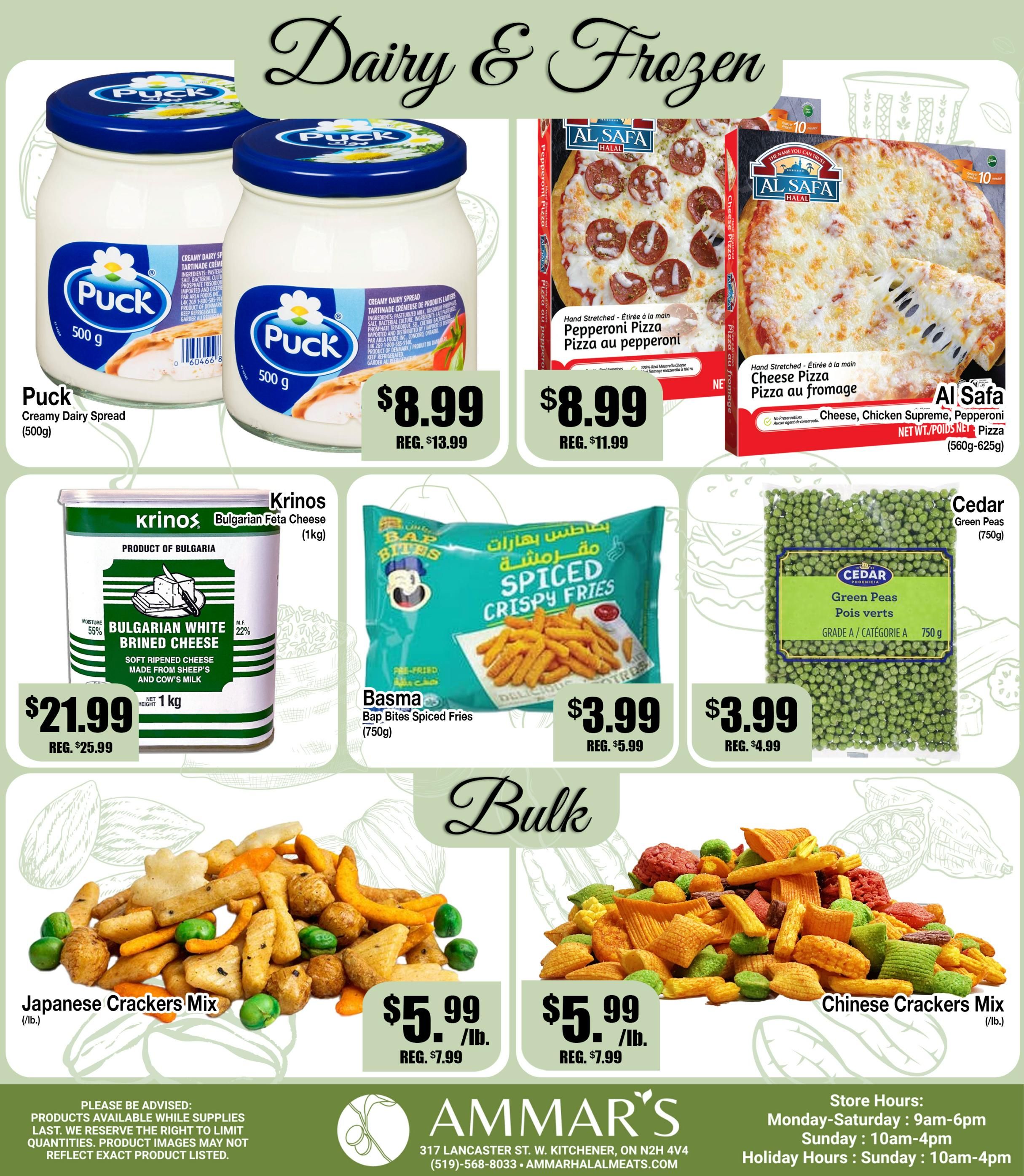 Ammar's Halal Meats Flyer October 22 to 28