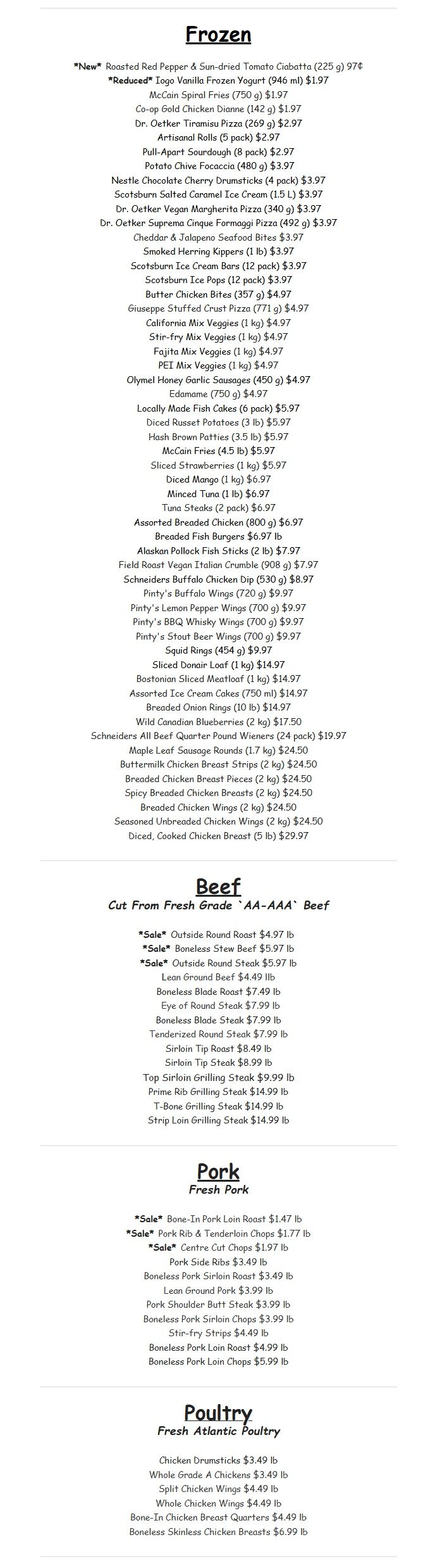 Gateway Meat Market Flyer October 22 to 28