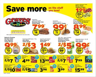 Graves' Shop 'n Save Weekly Ad October 25 - 31, 2026