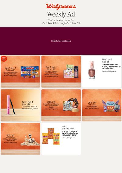 Walgreens (Des Moines Area, IA) Weekly Ad October 25 - 31, 2026