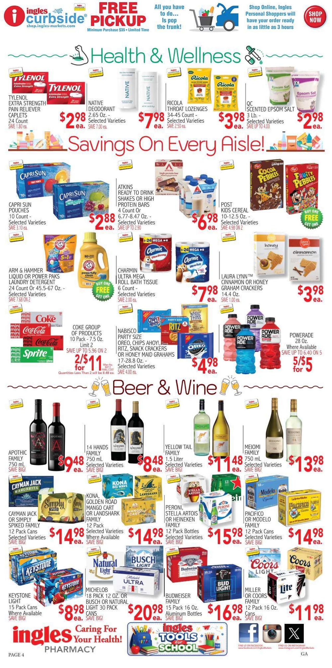 Ingles Markets (Sandy Springs Area, GA) Weekly Ad October 21 - 27, 2026