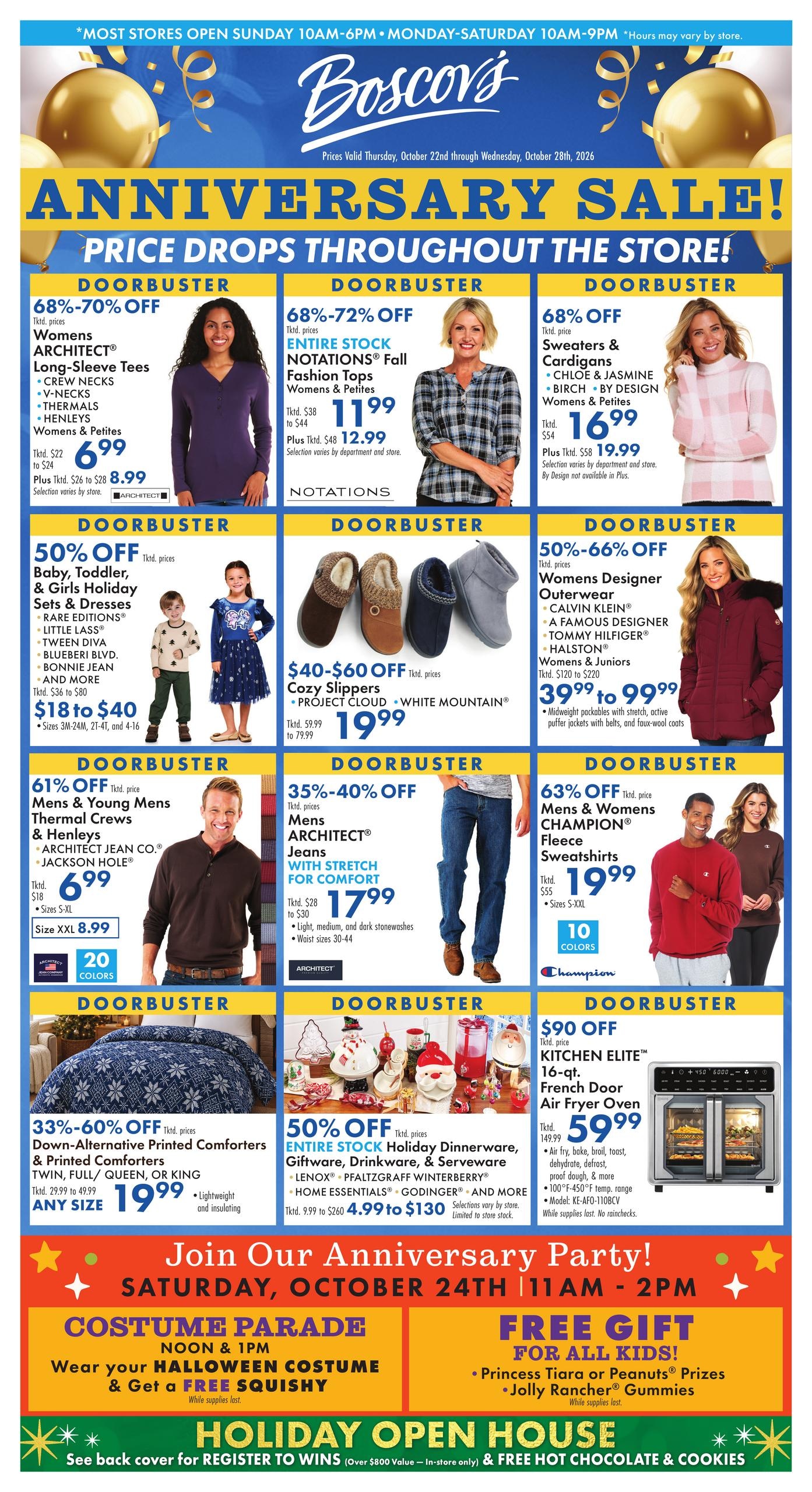 Boscov's Weekly Ad October 22 - 28, 2026