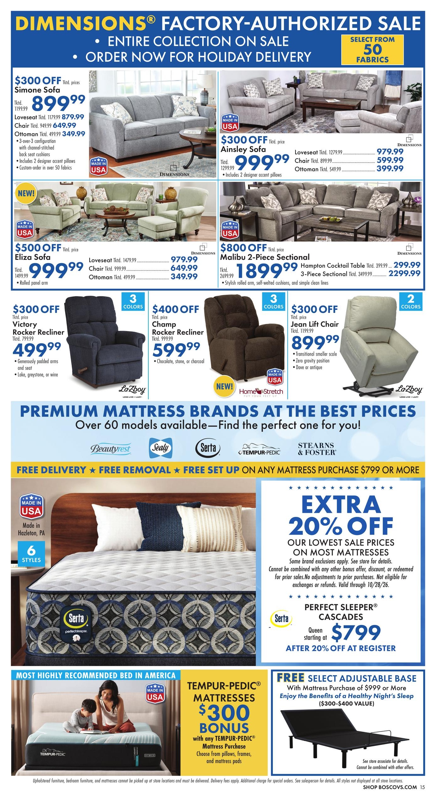 Boscov's (Bridgeport Area, CT) Weekly Ad October 22 - 28, 2026