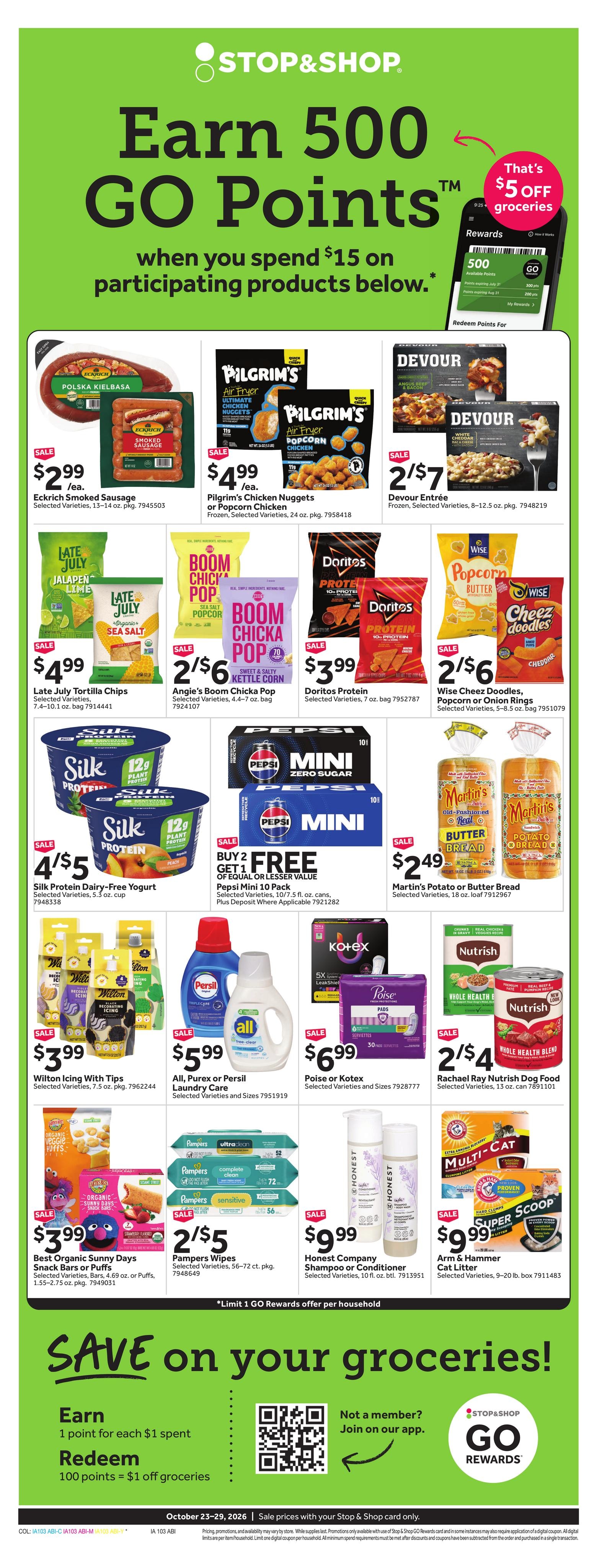 Stop & Shop (Berlin Area, CT) Weekly Ad October 23 - 29, 2026