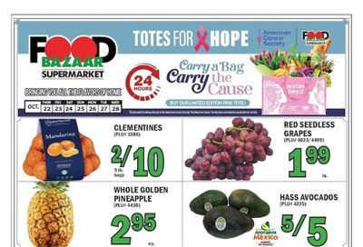 Food Bazaar Weekly Ad October 22 - 28, 2026