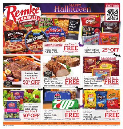 Remke Markets Weekly Ad October 22 - 28, 2026