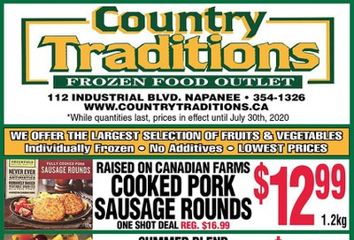 Country Traditions Flyer July 23 to 30