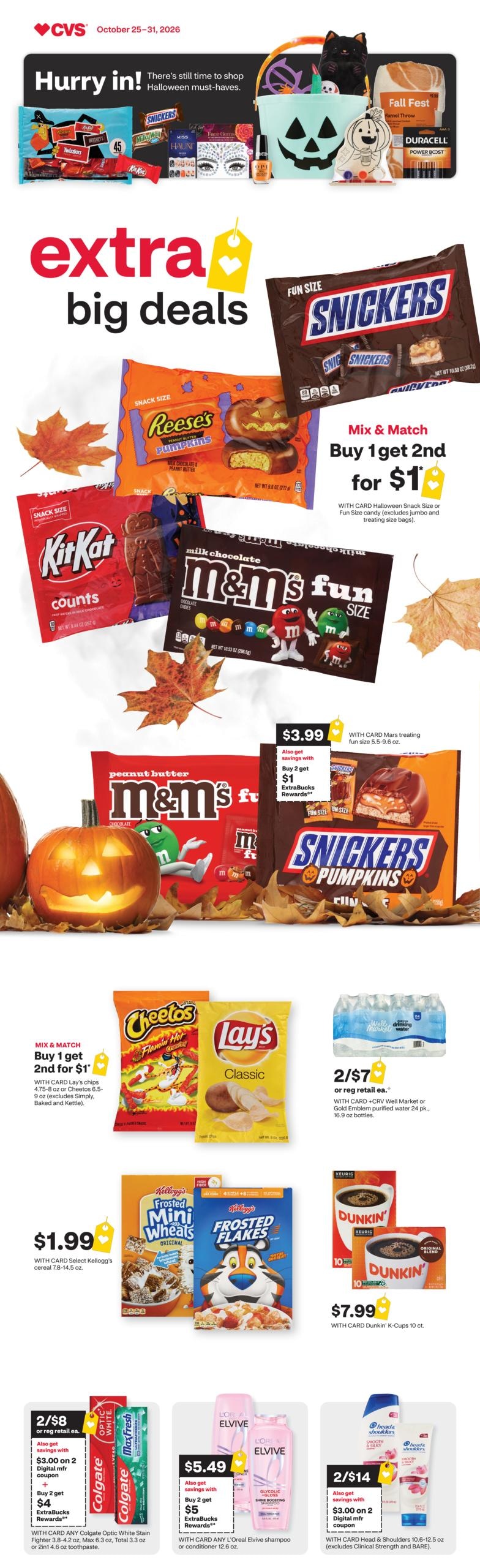 CVS Pharmacy (Carlsbad Area, CA) Weekly Ad October 25 - 31, 2026
