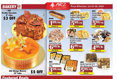 Arz Fine Foods Flyer July 24 to 30