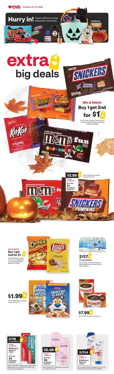 CVS Pharmacy (Chicago-Elgin Area, IL) Weekly Ad October 25 - November 1, 2026