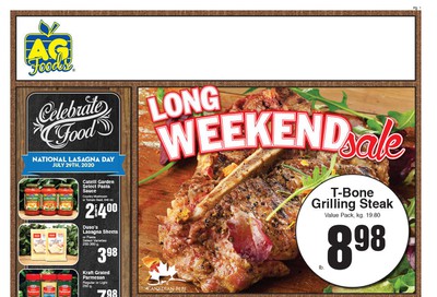 AG Foods Flyer July 26 to August 1