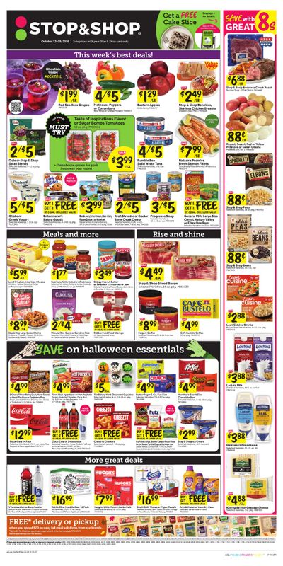 Stop & Shop (Yonkers Area, NY) Weekly Ad October 23 - 29, 2026