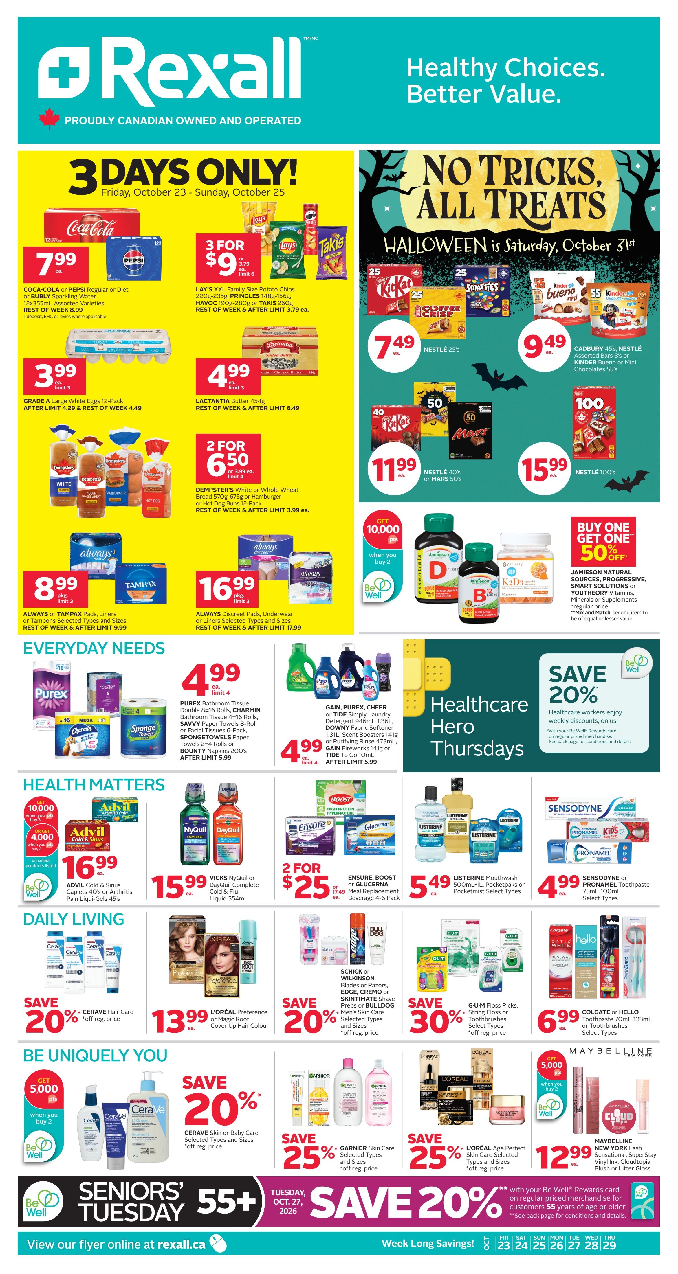 Rexall (AB, SK) Flyer October 23 to 29