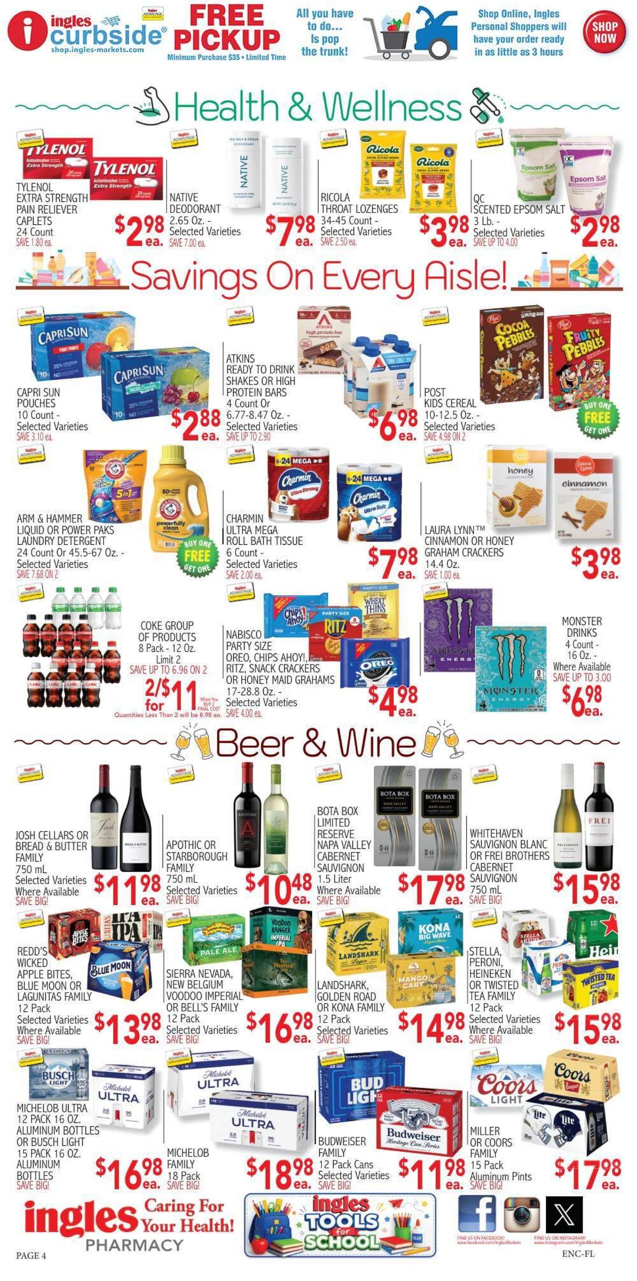 Ingles Markets (High Point-Winston-Salem Area, NC) Weekly Ad October 21 - 27, 2026