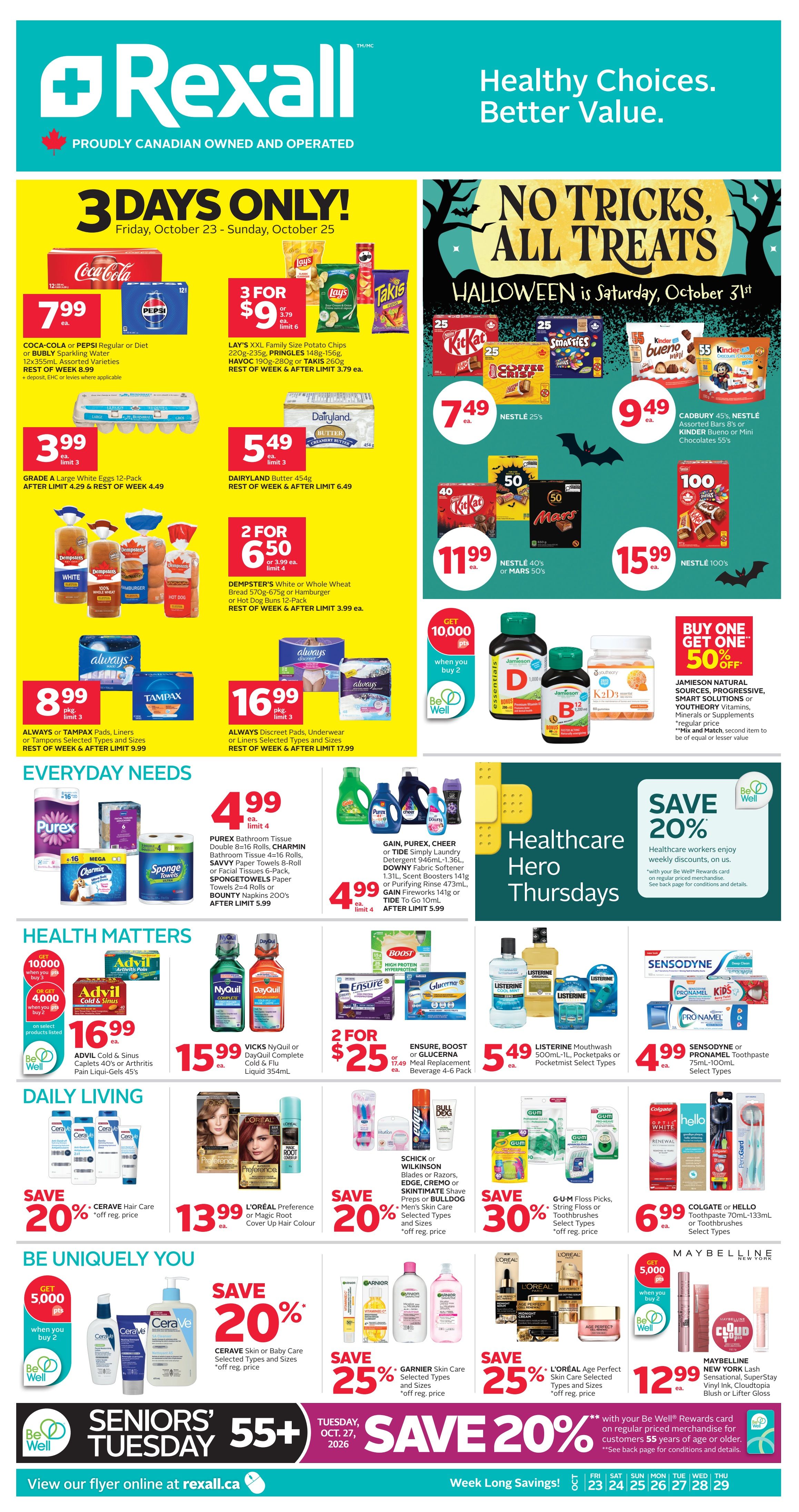 Rexall (BC) Flyer October 23 to 29