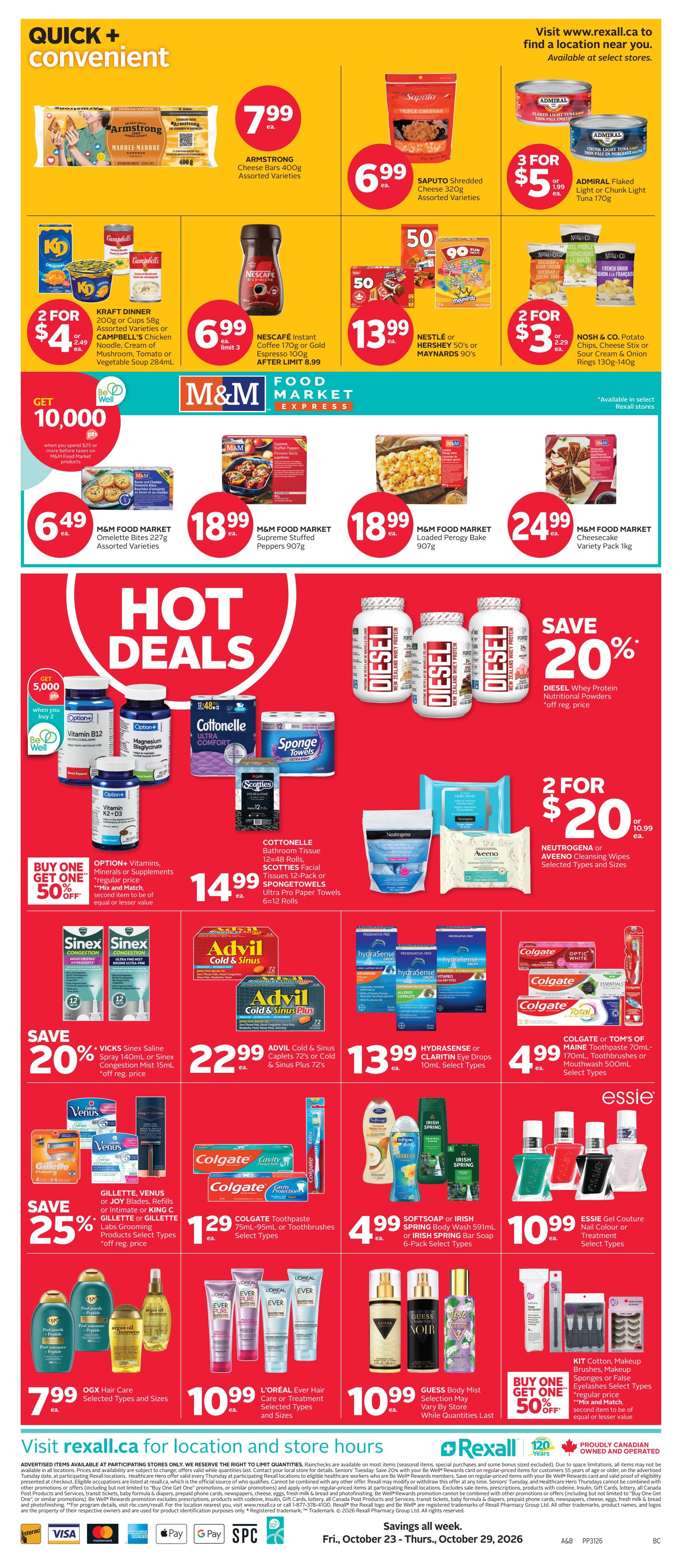 Rexall (BC) Flyer October 23 to 29