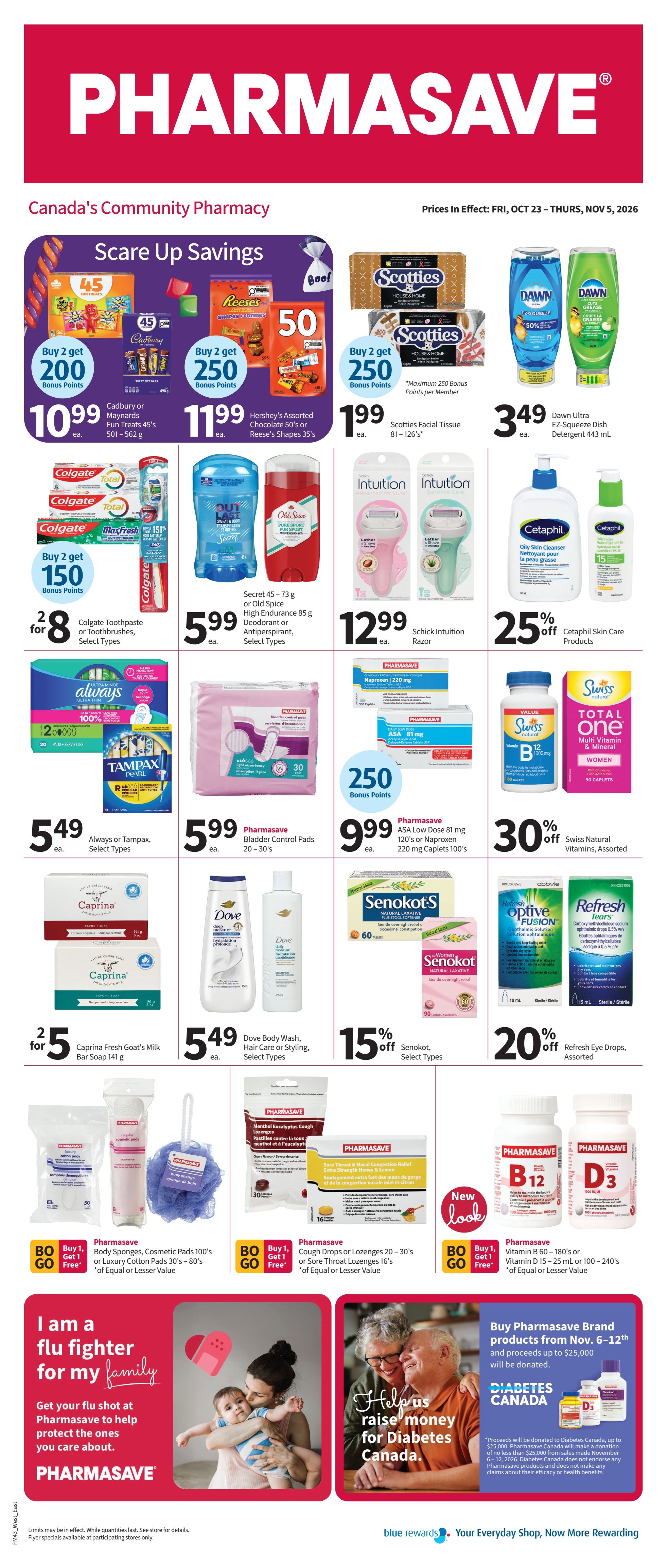 Pharmasave (ON & West) Flyer October 23 to November 5