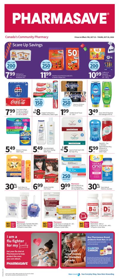 Pharmasave (ON & West) Flyer October 23 to 29