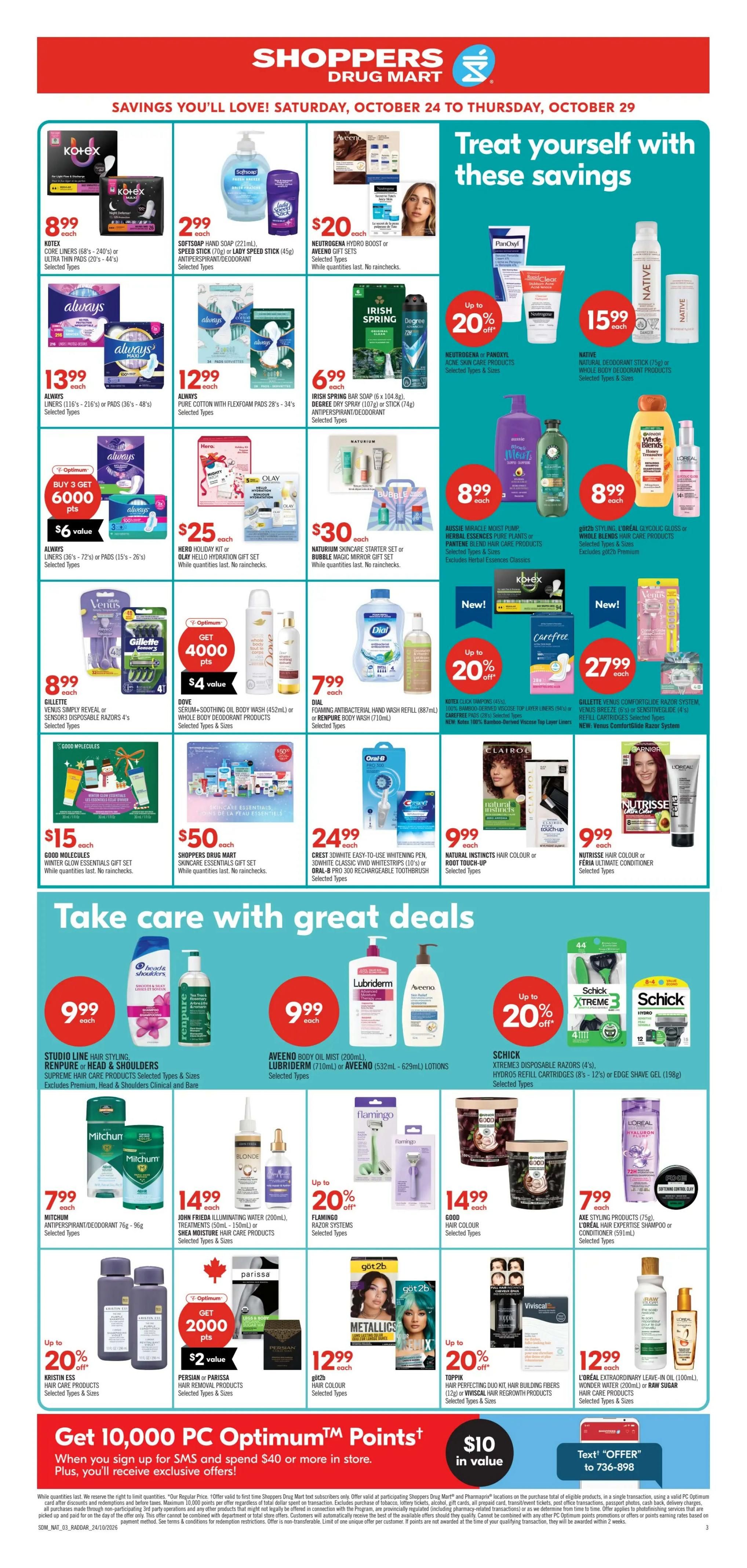 Shoppers Drug Mart (ON) Flyer October 24 to 29