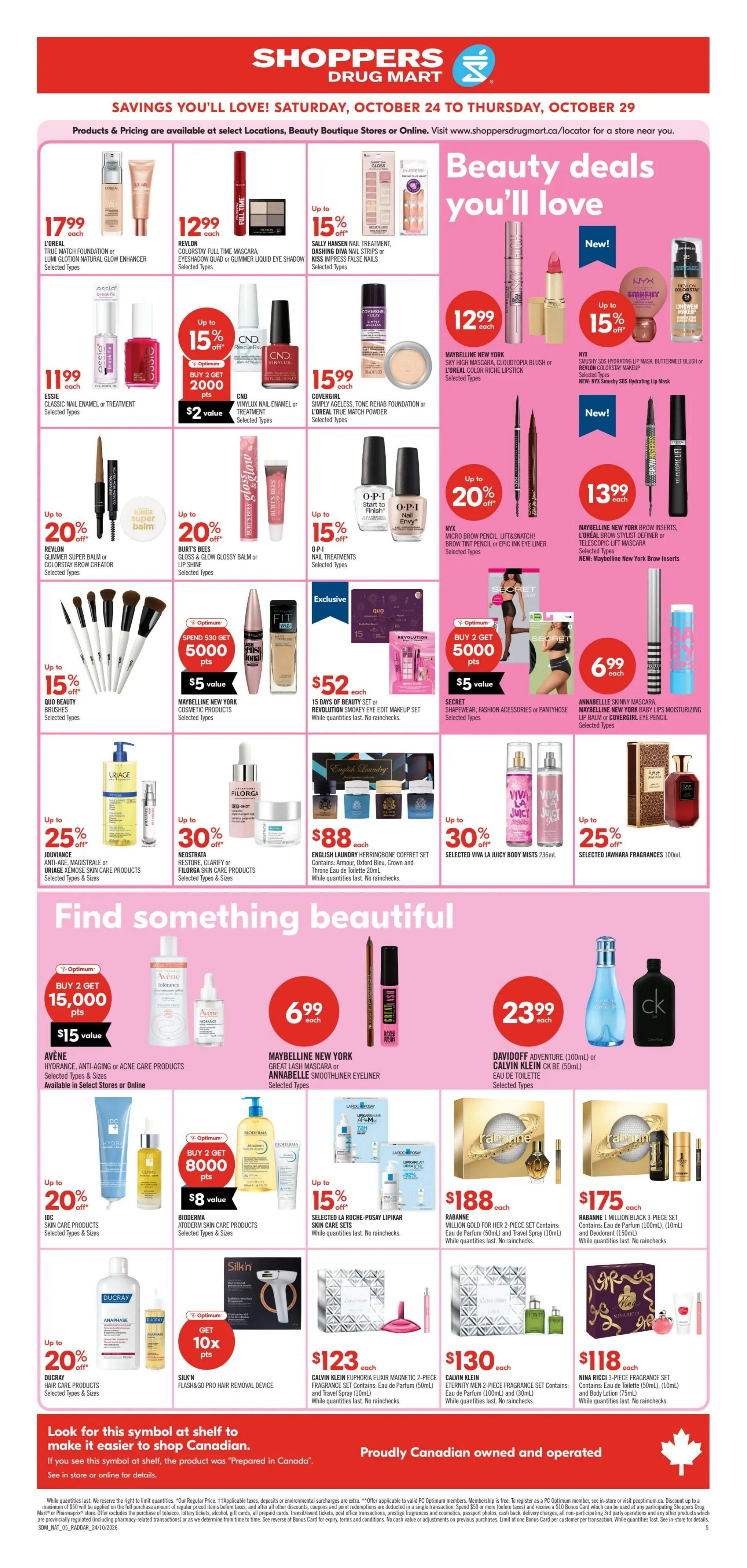 Shoppers Drug Mart (Atlantic) Flyer October 24 to 29