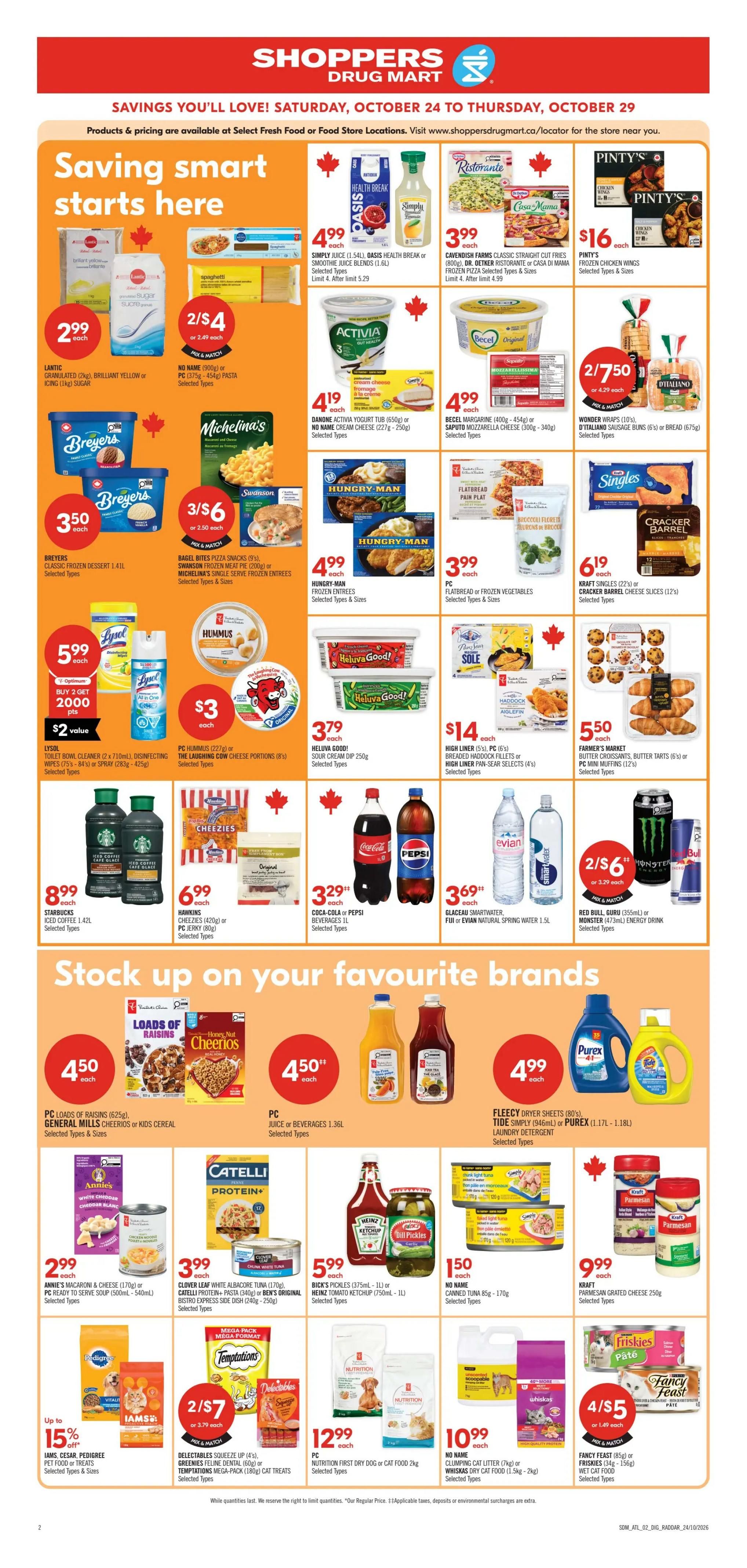 Shoppers Drug Mart (Atlantic) Flyer October 24 to 29