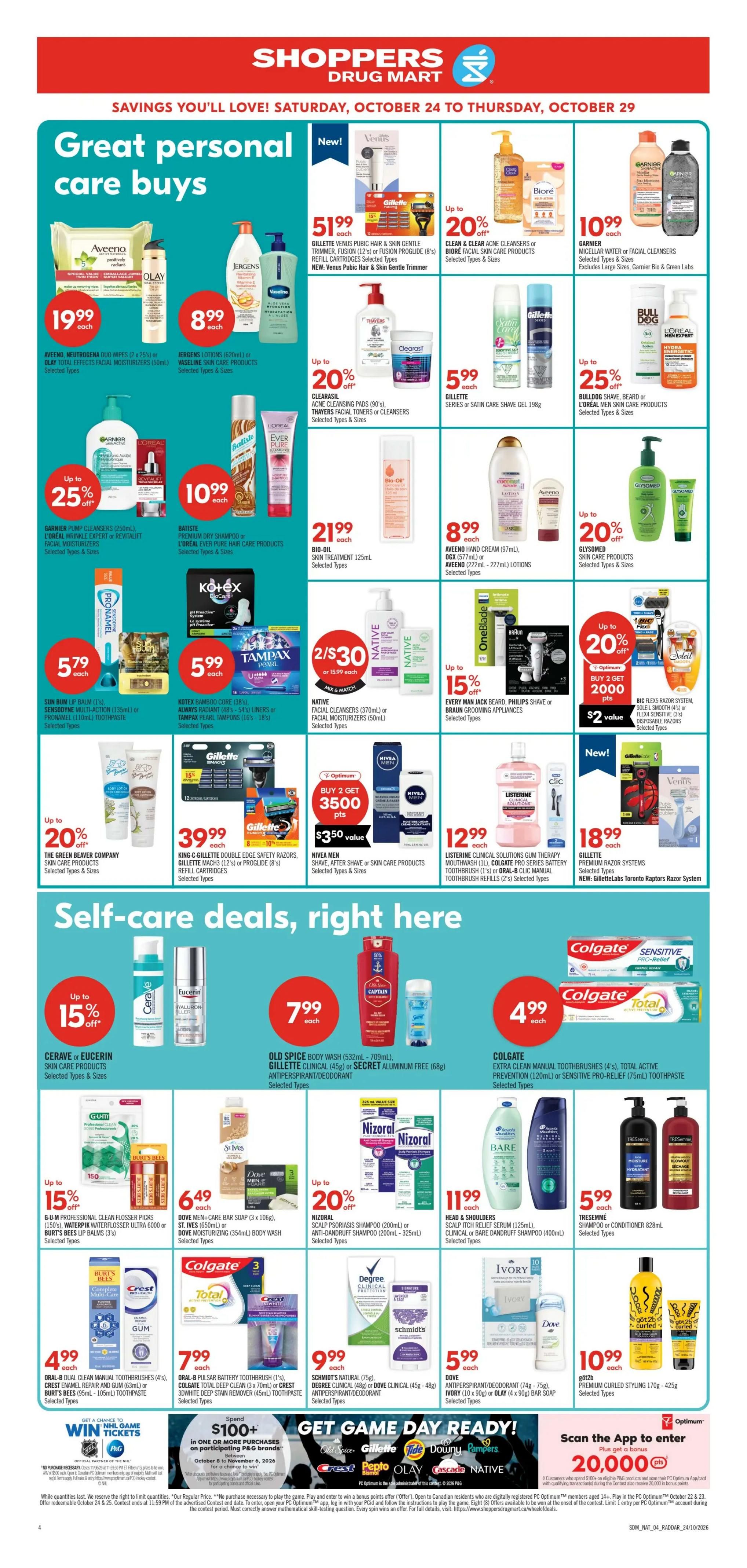 Shoppers Drug Mart (Atlantic) Flyer October 24 to 29