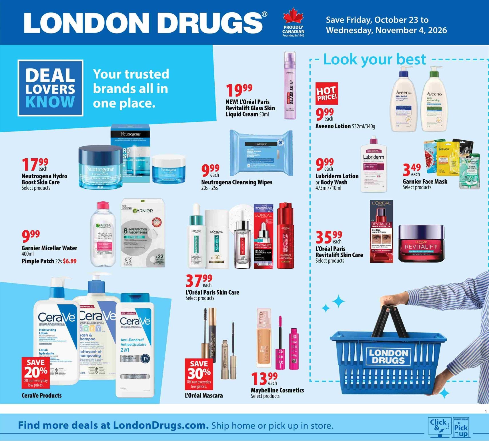 London Drugs Big Brands Flyer October 23 to November 4