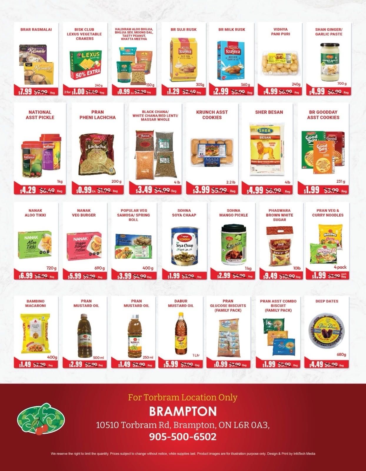 Asian Food Centre (Torbram Rd) Flyer October 22 to November 1