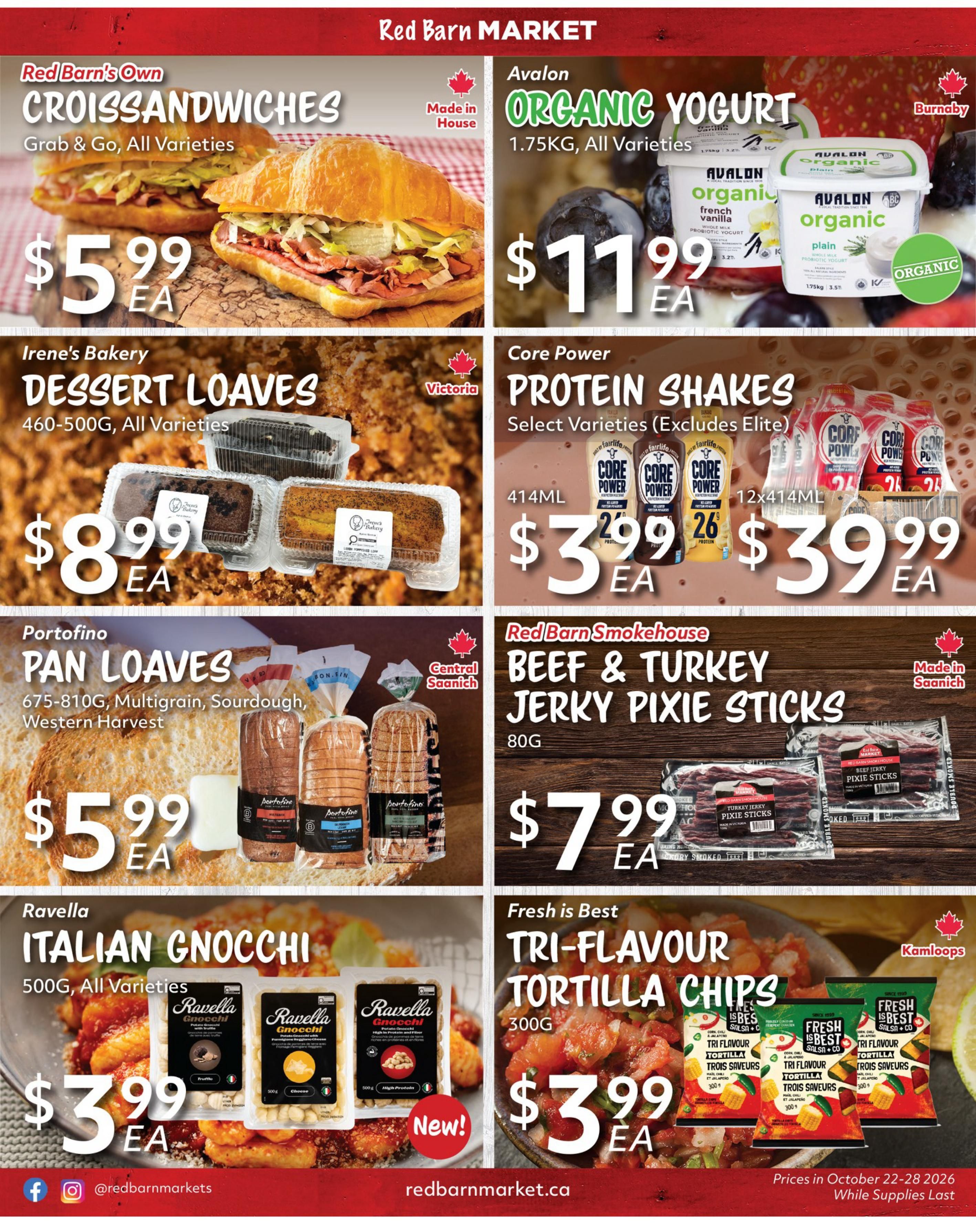 Red Barn Market Flyer October 22 to 28