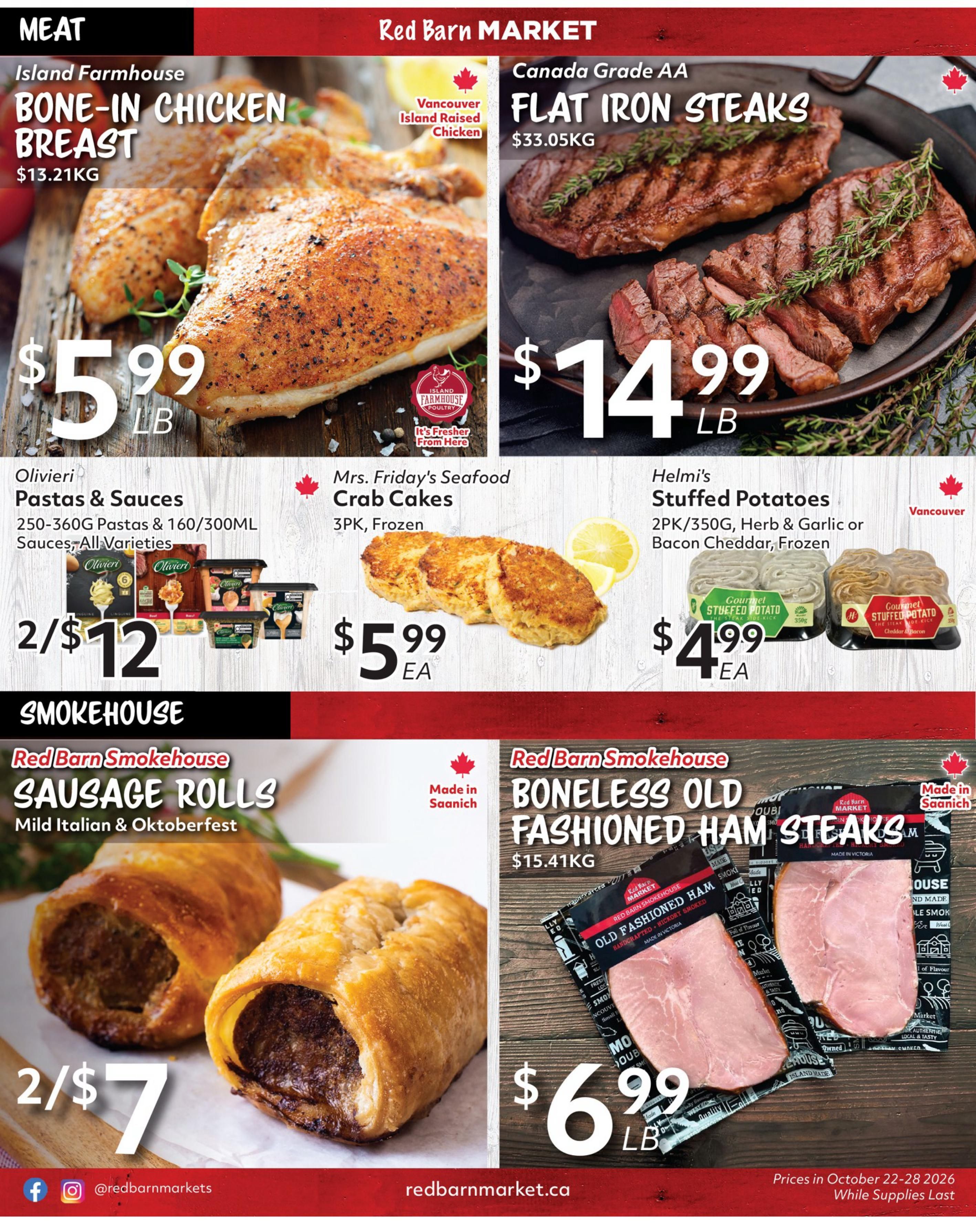 Red Barn Market Flyer October 22 to 28