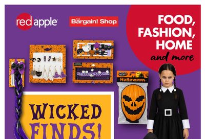 The Bargain Shop & Red Apple Stores Flyer October 22 to 28