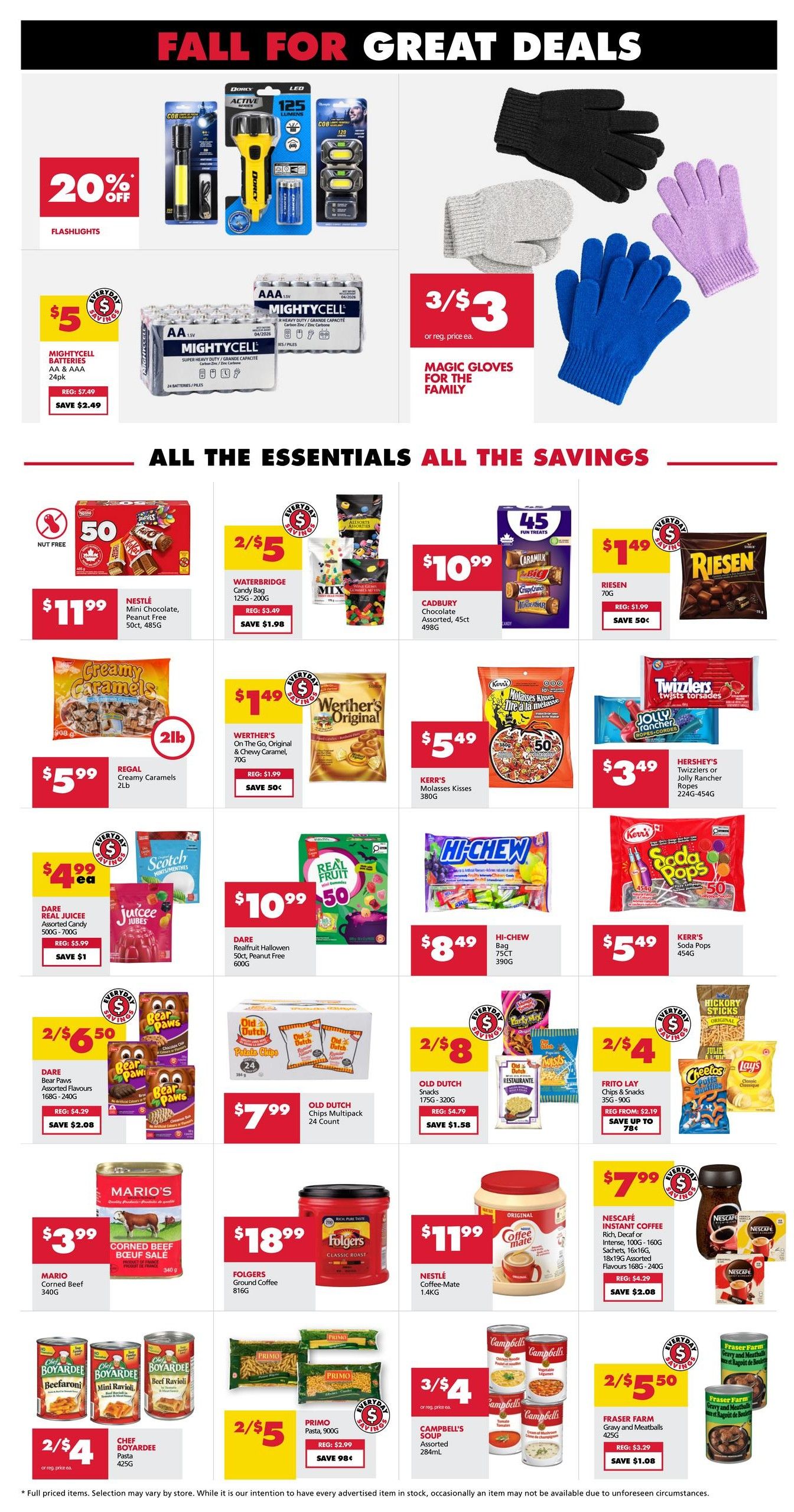 The Bargain Shop & Red Apple Stores Flyer October 22 to 28