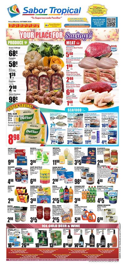 Sabor Tropical Weekly Ad October 23 - 29, 2026