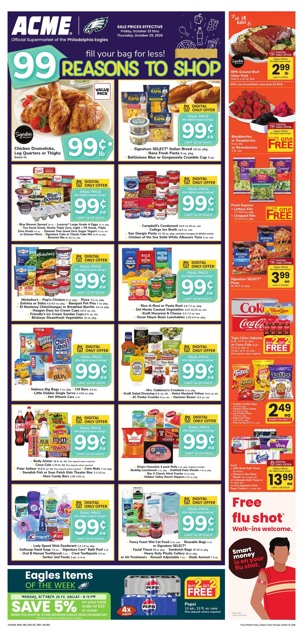 Acme Markets (Buena Area, NJ) Weekly Ad October 23 - 29, 2026