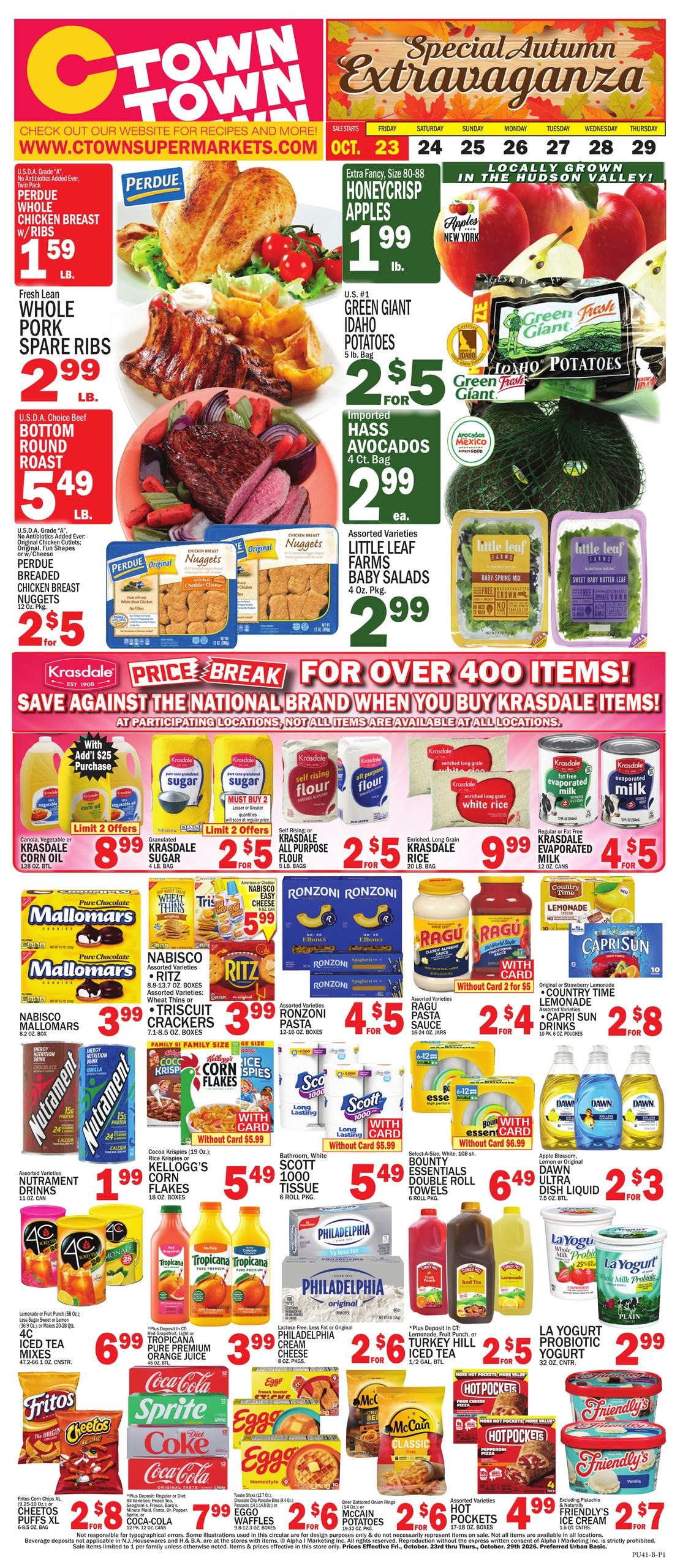 C Town (Berlin Area, CT) Weekly Ad October 23 - 29, 2026