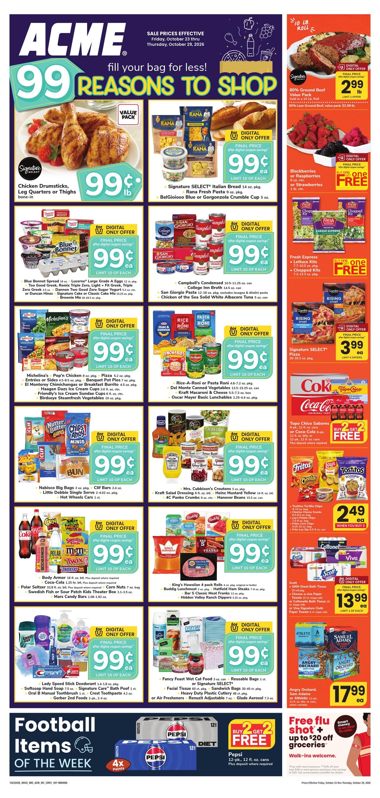 Acme Markets (Salisbury Area, MD) Weekly Ad October 23 - 29, 2026