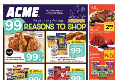 Acme Markets (Salisbury Area, MD) Weekly Ad October 23 - 29, 2026