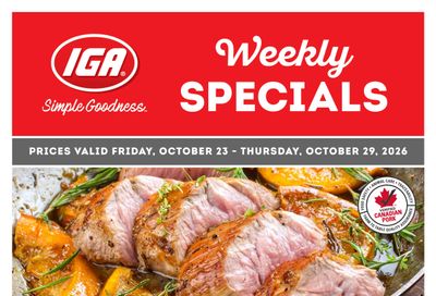 IGA Stores of BC Flyer October 23 to 29