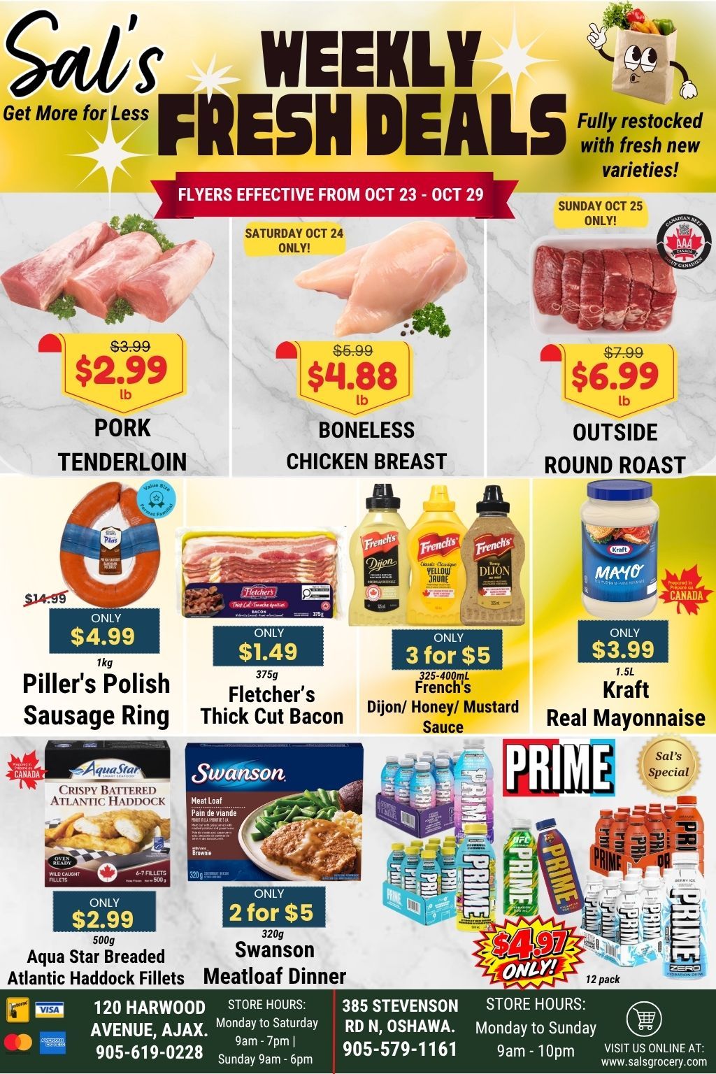 Sal's Grocery Flyer October 23 to 29